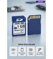Elite Pro 1GB SD Hafıza Kartı - Secure Digital Flash Memory
