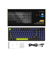 Blue Switch Z-94 Mekanik Klavye %90 Rainbow Işıklı Oyuncu Klavyesi (İngilizce Q Klavye) Huano