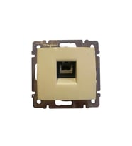 Legrand Valena 774338 RJ11 Telefon Girişi Tekli Krem (Bej) (Çerçeve Dahil)