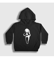 Presmono Unisex Çocuk Siyah Maske Çığlık Korku Filmi Scream Kapüşonlu Sweatshirt 511962tt