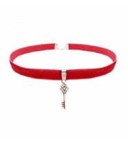 Anahtar Choker Tasma Kolye