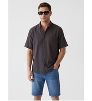 LCWAIKIKI Classic Kahverengi Regular Fit Armürlü Erkek Gömlek
