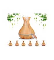 550 ml Ultrasonik Renkli LED Aromaterapi Difüzörü ve Hava Nemlendirici