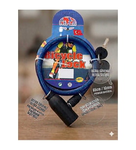 bisiklet kilidi 10 mm 65 cm bisiklet aksesuarı