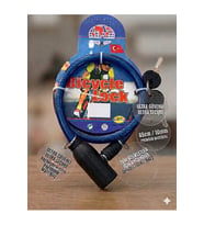 bisiklet kilidi 10 mm 65 cm bisiklet aksesuarı
