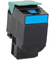 Tecprint LEXMARK CX310/CX410/CX510 Mavi Muadil Toner  