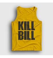 Presmono Unisex Sarı Film Kill Bill Atlet 246347tt