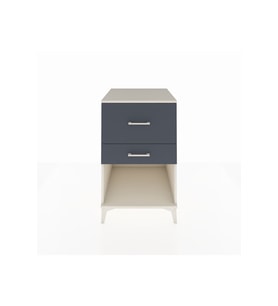 Kronos Komodin 2 Çekmeceli 60x59x96 Aytaşı-Antrasit