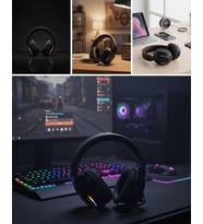 Headset Kablosuz Bluetooth 40MM Sürücülü Mikrofonlu Oyuncu Kulaklığı