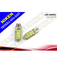 T10 Led-Park Ampul Ledi-Plaka Ampul Ledi Canbus Beyaz Silikon Led