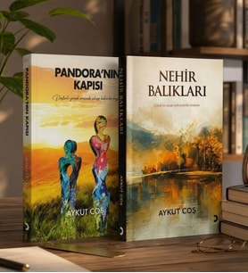 Aykut Coş İmzalı 2’li Kitap Seti Pandora’nın Kapısı & Nehir Balıkları