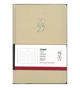 GIPTA 106-ECK EKO 17X24 GÜNLÜK AJANDA ÇİZGİLİ