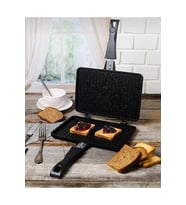 OMS 3773 Döküm Ocak Üstü Tost Makinesi 23x17cm