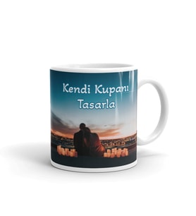 Kişiye Özel Fotoğraflı ve Yazılı Beyaz Kupanı Kendin Tasarla