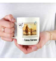Kişiye Özel Fotoğraf Baskılı Anneler Günü Kupası