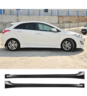 Hyundai i30 Servis Yan Marşpiyel Seti Mat Siyah Plastik 2 Adet 2012 2013 2014 2015 2016 2017