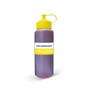 CANON/HP Uyumlu 500 ML. Muadil Sarı Gıda Mürekkep