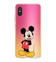 Xiaomi Mi 8 Pro Uyumlu Kapak Mickey Mouse Tasarımlı Şeffaf Silikon Kılıf
