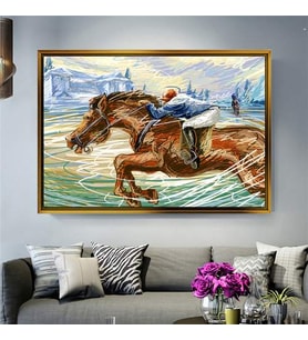 Altın Çerçeveli dekoratif tablo a912 (Gold)