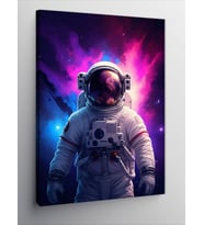 Kanvas Tablo Uzayda Astronot