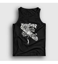 Presmono Unisex Siyah Love Affair Thrasher Atlet 279862tt