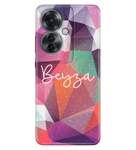 Oppo Reno 11F 13F 14F A60 A73 A55 A38 A16 A36 A96 2Z A3 4 5 Lite Kılıf İsim Yazılı Kişiye Özel - Model-2 (Çok Renkli)