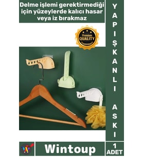 #Askı Güçlü Duvar Dolap Mutfak Banyo Düzenleyici Minimalist Portatif Şık Kendinden Yapışkanlı Askı