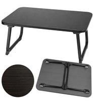 Sn-29692 Katlanabilir Laptop Masası Yatak Koltuk Üzeri Tepsisi Siyah 60X40Cm