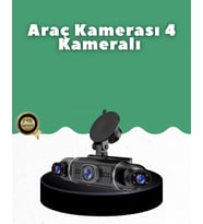 1080p 4 Kanallı Araç Kamerası Gps + Wifi + G Sensör Destekli