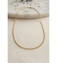 Gold Renk Topçcuk Model 60 cm Kadın Kolye 5886