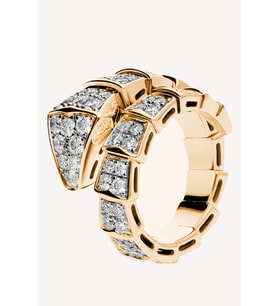 Gold Serpenti Yılan Exclusive Ayarlanabilir Yüzük (Renksiz)