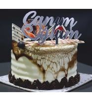 GENC LAZER PLEKSİ KESİM PASTA SÜSÜ