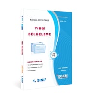 Egem Yayınları Aöf Açık Öğetim Tıbbi Belgeleme Konu Anlatımlı Soru Bankası (Çok Renkli)