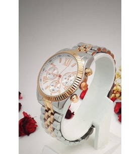 M Kors Model Premium Seri Unisex Çelik Kol Saati