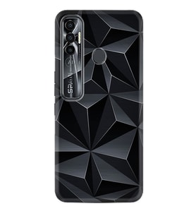 Tecno Spark 6 6 Go 8C 8 Pro 7 7 Spark 9 Pro Kılıf Desemli Silikon Prizmalar 1782