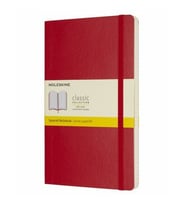 Moleskine Yumuşak Kapak Defter Kırmızı (Kareli - 13x21) - 4641