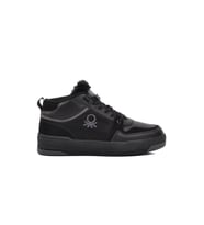 United Colors Of Benetton Siyah Bilek Boy Bağcıklı Unisex Hi Sneaker BN-31210 G