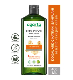 Agarta Ardıç Katranı Ve Keratin Şampuanı - Saç Egzaması-saç Dökülme Kepek Karşıtı 400 Ml