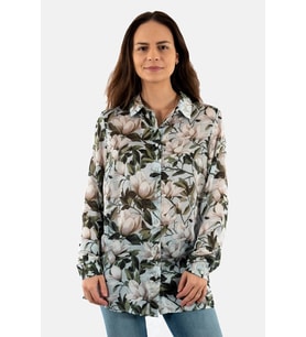 Guess Uzun Kollu Clouis Kadın Çok Renkli Gömlek W6RH73WDW82-PM6A