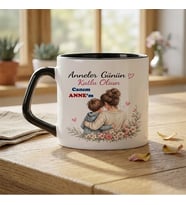 Anneler Günü Hediyesi Anneye Kupa Bardak Anne Hediye Anneye Anne Kupa Bardağı Anne&Erkek Çocuk