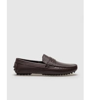 Hakiki Deri Kahverengi Kemerli Erkek Loafer
