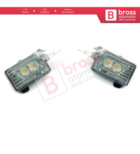 Audi A4 A5 Q5 için Kapı Açma Uyarı Lamba Seti 8W0947133, 8W0947134