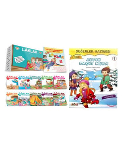 1 Ve 2. Sınıflar İçin Laklak 10 Kitap Hikaye Seti Ve Değerler Hazinesi Serisi