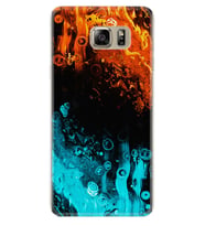 Samsung S7 Edge S20 Fe Plus Ultra S21 S22 Kılıf Boyun Askılı Silikon Orange Blue Color 1665
