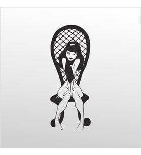 Folyo Sticker Kız 130cm Uzunluk