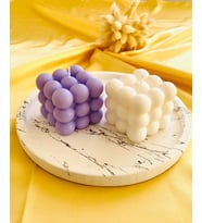 Soya Wax Bubble Mum (Lila)