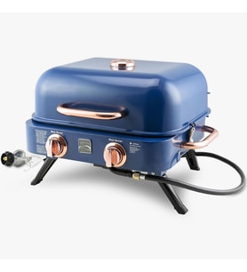 Kenmore KT-R40003-NC Gazlı 2 Ocaklı Masa Üstü Barbekü - Mavi