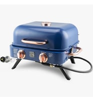 Kenmore KT-R40003-NC Gazlı 2 Ocaklı Masa Üstü Barbekü - Mavi