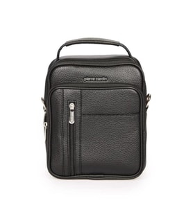 PIERRE CARDIN 01PC001423-S AYARLANABİLİR ASKILI EL TUTMA SAPLI SUNİ DERİ PORTFÖY ÇANTASI SİYAH
