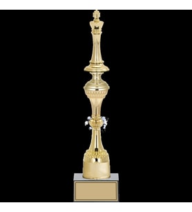 ODAK KUPA - Figürlü Kupalar - Satranç Figürlü Kupalar FG-031 B - 39 cm